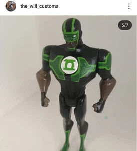 4.5" Custom Action Figure JLU JLA Green Lantern DC Justice League - Picture 1 of 6