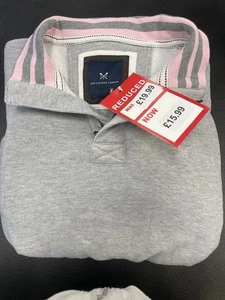 Ladies size x Large Crew Clothing Company grey quarter zip jumper - Picture 1 of 3