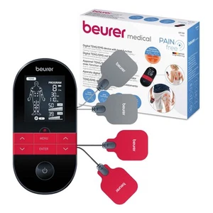 EM59 Digital 4 en 1 TENS, EMS, Masaje y Dispositivo de Terapia de Calor para Aliviar el Dolor... - Imagen 1 de 8