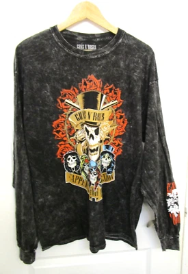 Guns N' Roses Long Sleeve Men Large Graphic Gray T-Shirt - 100% Cotton - NWOT - Image 1 of 4