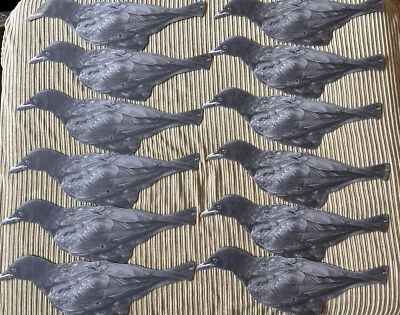 OUTLAW DECOY CROW DECOY SILO SILOUETTE x12 MADE IN USA 🇺🇸 1 DOZEN - Image 1 of 3