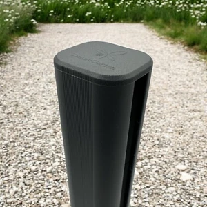 Alu Pfosten für WPC Sichtschutzzaun robust wetterfest Gartenzaun - Bild 1 von 7