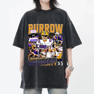 Joe Burrow Limited Fútbol Bootleg Camiseta Vintage Años 90 Gráfico Camisas Ropa Retro - Imagen 1 de 5