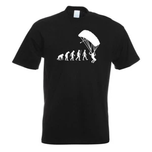 Gleitschirmfliegen Evolution T-Shirt Motiv bedruckt Funshirt Design Print - Picture 1 of 19