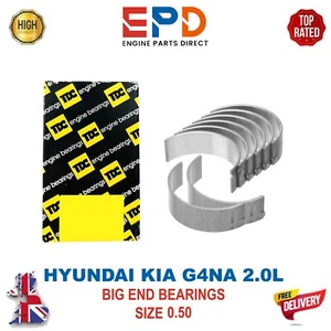 G4NA HYUNDAI KIA CRETA TUCSON OPTIMA i40 2.0 PETROL BIG END BEARING 0.50 SET TDC - Picture 1 of 7