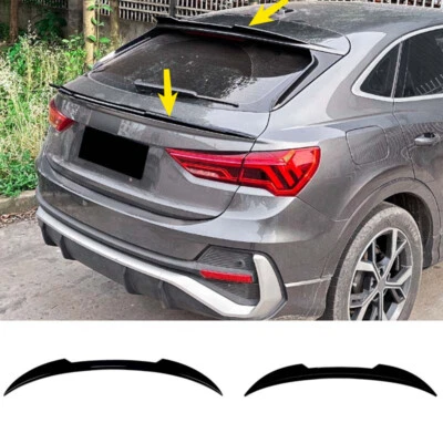 Alerón trasero negro brillante para Audi Q3 F3 Sportback 2020+ labio techo tapa media Foto 1 de 4
