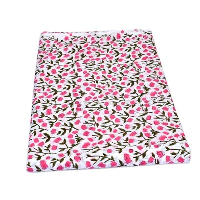 Indian Printed Fabric hand Block 100% Cotton Running fabric Dressmaking 10 Yard - Image 1 of 4