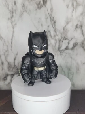 金属蝙蝠侠 v 超人 4 英寸压铸雕像 装甲蝙蝠侠贾达玩具,二手 C-3 — 第 1/4 张图片