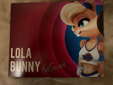 Signed Kath Soucie 8x10 Space Jam Lola Bunny Auto