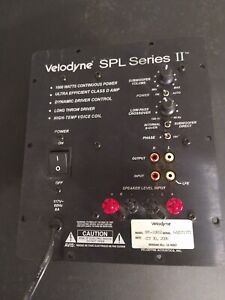 Velodyne Spl Series 2 Plate Amp