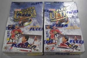 Lot (2) 1993-94 Fleer Ultra Series 2 Hockey Factory Sealed Wax Boxes (36 Packs) - Picture 1 of 3
