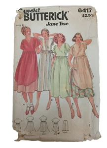 Butterick 6417 Tunic and Skirt Ladies 8 Pattern Cut & Complete Envelope Damage - Picture 1 of 3