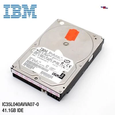 Ide Ata HDD IBM IC35L040AVVA07 41.1GB 7200RPM Hard Drive Hard Disk P/N: 07N9208 - Image 1 of 3