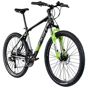 27,5 Zoll Mountainbike 21 Gang Fahrrad Scheibenbremsen Zündapp FX27 schwarz/grün - Bild 1 von 26