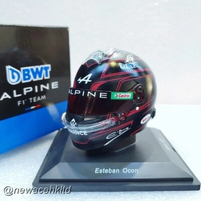 Esteban Ocon - Alpine - 2023 Helmet SPARK MODEL 1/5 #5HF096 - Image 1 of 2