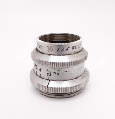 Wollensak Cine Raptar 17mm  f/2.7 C-Mount Cine Lens BOLEX BMCC Wide angle - Image 1 of 2