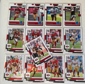 2022 Panini Donruss San Francisco 49ers Team Set of 13 Purdy,Montana