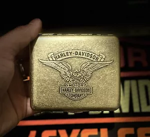 Vintage Harley Davidson Cigarette Case - Zdjęcie 1 z 10