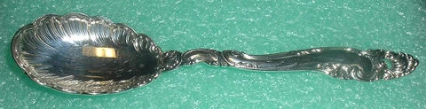 1953-1991 *GORHAM STERLING 'DECOR' Sugar Shell SPOON 6 1/8" @ 50.7 Gr *Excellent Cover
