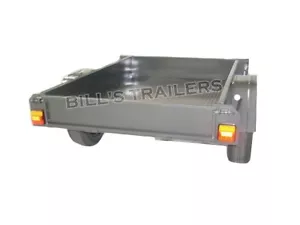 6x4 Box Trailer with Check Plate Floor | Brand New Rim & Tyres | Australia Made - Picture 1 of 4