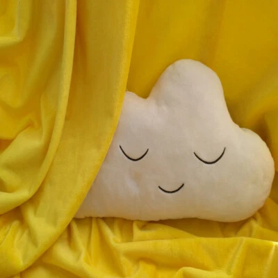 Manta de felpa AMARILLA suave Minky tela elástica por yarda aterciopelada suave hágalo usted mismo coser Foto 1 de 4