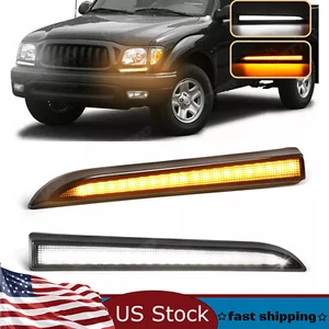 Headlight Filler Trim DRL Turn signal marker light For Toyota Tacoma 2001-2004 - Picture 1 of 8
