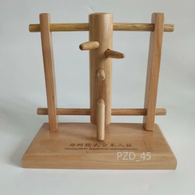 Wing Chun Mini Version of Wing Chun Boxing Wooden Dummy Pile Model - Image 1 of 4