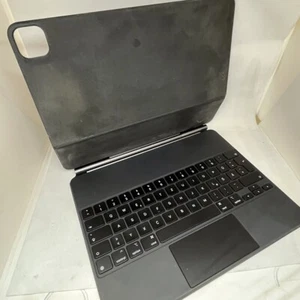 Apple A1998 Magic Keyboard for 12.9-inch iPad Pro 4th and 3rd Gen. German #4022 - Picture 1 of 5