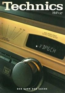 TECHNICS - BROCHURE CATALOGUE CATALOGO KATALOG - 1997 - Language: DEUTSCH - Foto 1 di 1