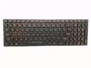 US red backlit keyboard for Asus Rog Strix GL702VI 0KNB0-6619US00 V156262HS1 - Picture 1 of 4