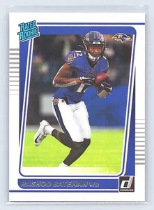 2021 Donruss Rashod Bateman Baltimore Ravens RR,RC265 - Picture 1 of 2