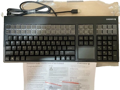Cherry Fully Programable Keyboard With Touchpad and Card Reader - Image 1 of 4