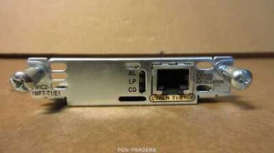 Cisco VWSIC2-1MFT-T1/E1 1 port 2e génération voix de tronc multiflex/WAN Int. Carte T1/E1 - Photo 1/2