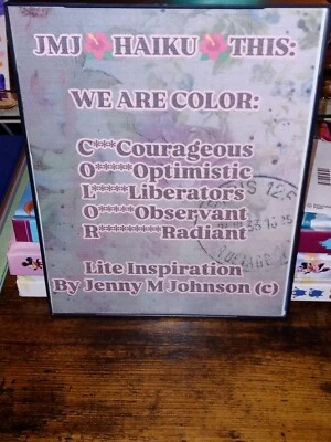 Impresión de poema motivacional inspiradora enmarcada sobre lienzo decoración de oficina en casa 7"x9" Foto 1 de 4