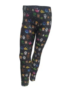 TEREZ Girl's Black Star Wars Gang All Here Leggings #4018055 NWT - Picture 1 of 2