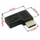 CY  90 Degree Angled USB 3.1 Type-C Male to Female Extension Adapter for Laptop