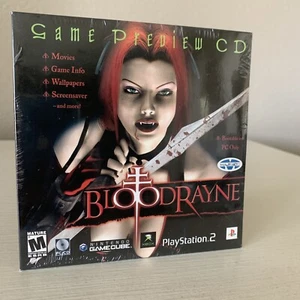 BloodRayne Game Preview CD Promo Neu Sealed Selten Vintage Sammlerstück Xbox PS2 GC - Bild 1 von 24