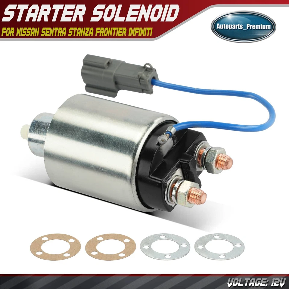 Interruptor solenoide de arranque de 12 voltios para Nissan Sentra Stanza Frontier Xterra INFINITI Foto 1 de 4