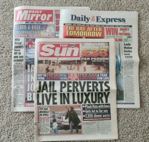 Arsenal European Cup Winners Cup Champions Parade 3 x Newspapers 9th May 1994 - Picture 1 of 4