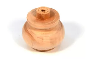 4xStück Holzmöbelfüße Holzbasis für Möbel & Schränke Durchmesser 75mm Möbelfüße - Bild 1 von 4