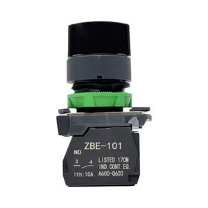 XB5-AD33 Selector switch,XB5,plastic,black,22mm,3 positions,stay put,2 NO - Picture 1 of 6
