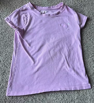 Puma Girl’s 100% Cotton Short Sleeve Shirt Size S 7 - Image 1 of 4