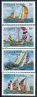 Antigua - 1988 set of 4 MNH stamps - sailing week #1112-5 cv 2.95 Lot # 12