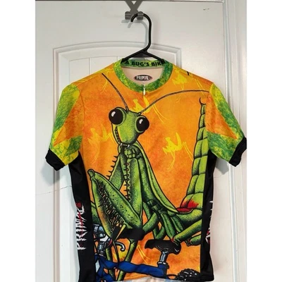 Camiseta deportiva de ciclismo Primal Wear de colección mantis de oración bichos bicicleta para hombre L Foto 1 de 3