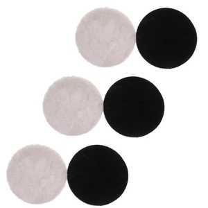 6 Wool Polishing Pads 125mm for Auto Detailing and Scratch Elimination - Picture 1 of 9