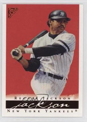 2003 Topps Gallery Hall of Fame Edition Reggie Jackson (red background) #10 HOF - Image 1 of 2