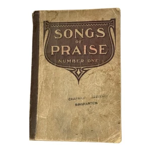 Hymnal Songs Of Praise Number One Pittsburg Edition 1904 by Wilbur Chapman 1 - Bild 1 von 3