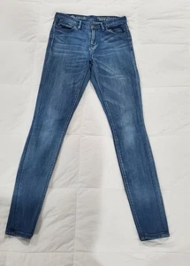 Madewell High Rise Skinny Skinny  Blue Jeans Size 25 Blue Stretch Denim 5 Pocket - Picture 1 of 13