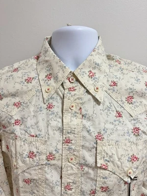 Dsquared2 Men’s Long Sleeve Button Down Cotton Floral Dress Shirt, Size 52, NWT - Image 1 of 4