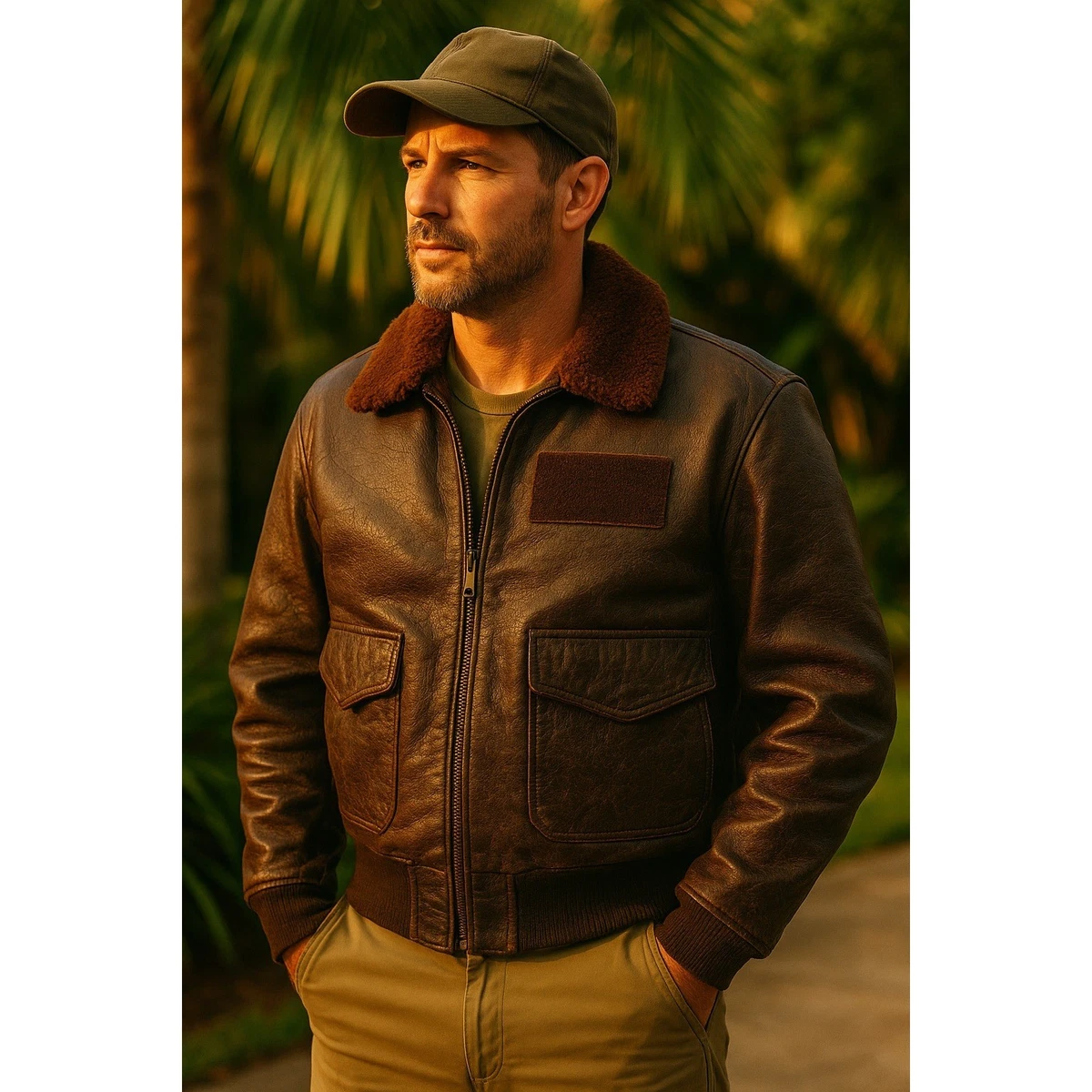 ✅️ USA製 44 OAKTON ビンテージ G-1 ボアジャケット A-2 ✅️ USA製 44 OAKTON ビンテージ G-1 ボアジャケット A-2